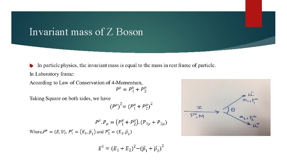 Invariant mass of Z Boson 