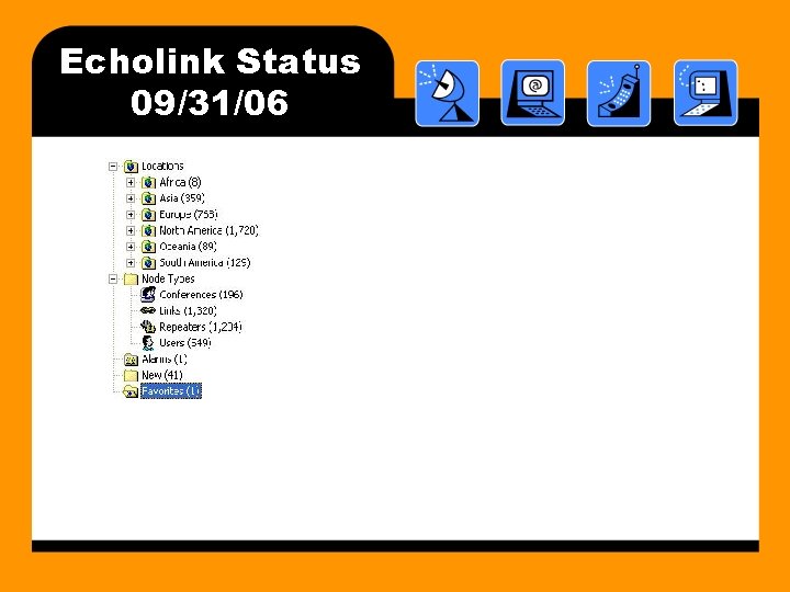 Echolink Status 09/31/06 