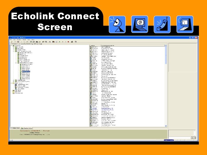 Echolink Connect Screen 