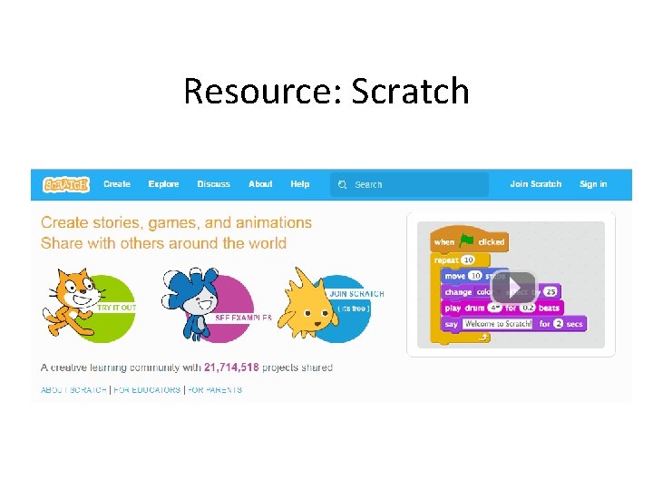 Resource: Scratch 