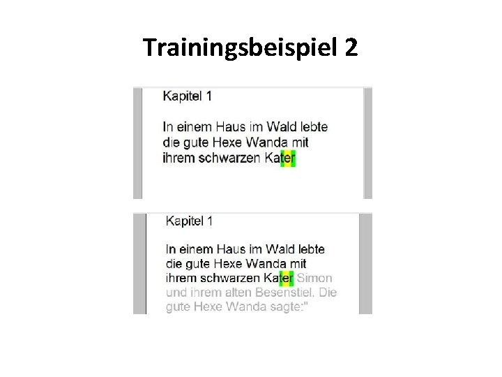 Trainingsbeispiel 2 