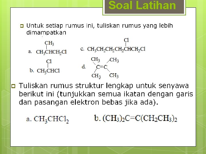 Soal Latihan 