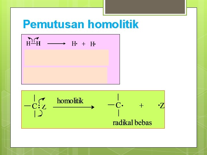 Pemutusan homolitik 