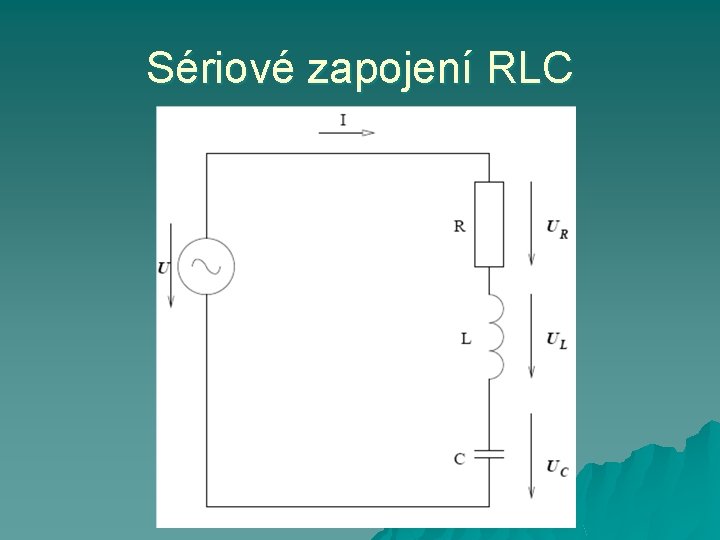 Sériové zapojení RLC 