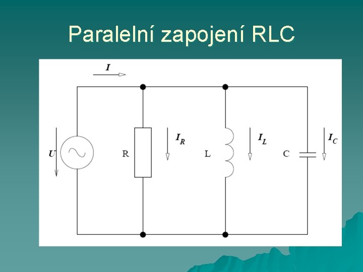 Paralelní zapojení RLC 