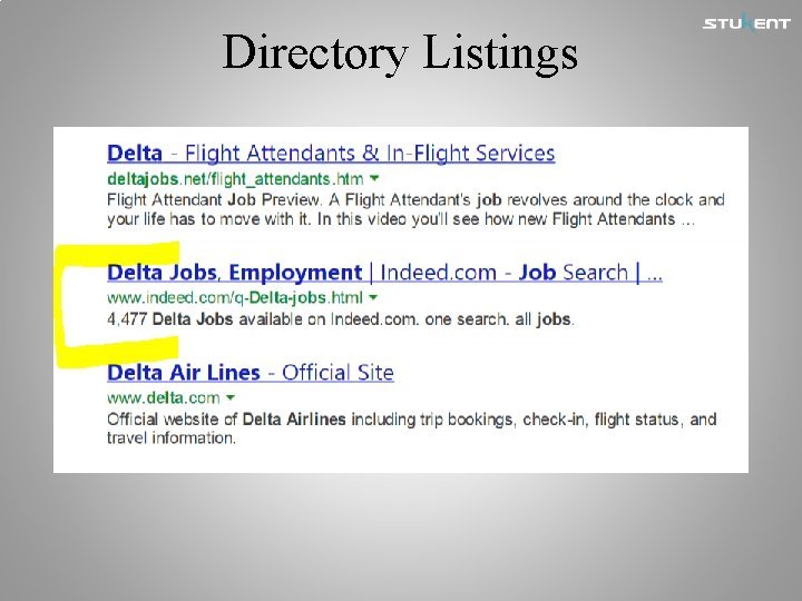 Directory Listings 