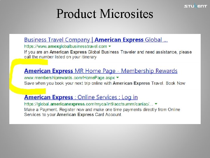 Product Microsites 