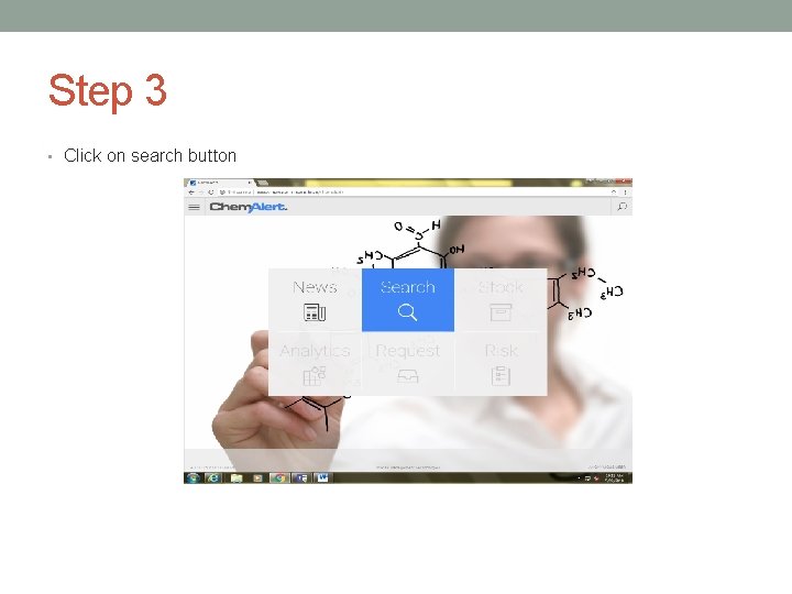 Step 3 • Click on search button 