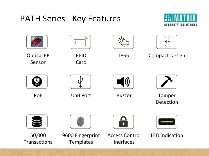 PATH Series - Key Features 