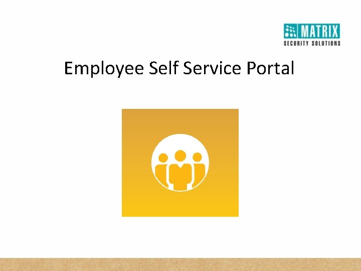 Employee Self Service Portal 