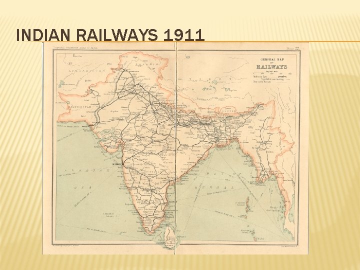 INDIAN RAILWAYS 1911 