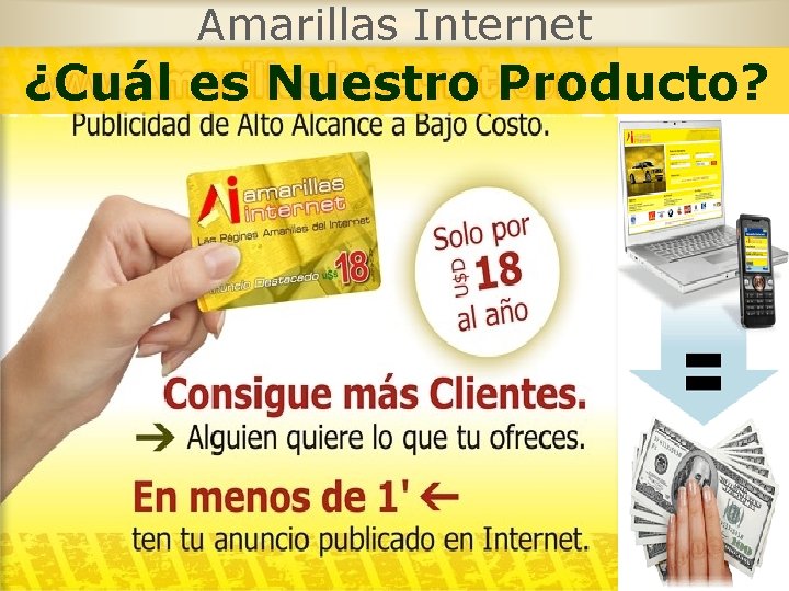 Amarillas Internet ¿Cuál es Nuestro Producto? 