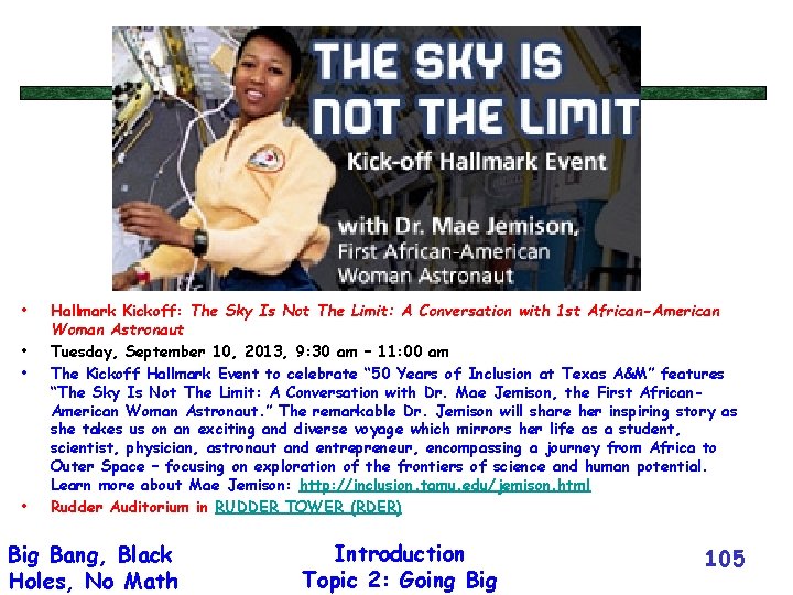 Advertisement • • Hallmark Kickoff: The Sky Is Not The Limit: A Conversation with