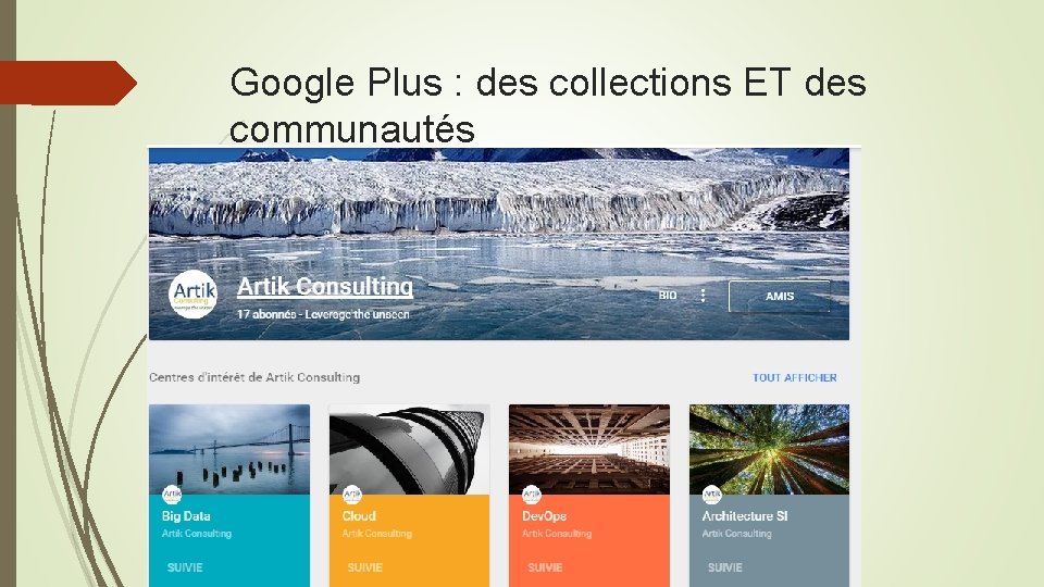 Google Plus : des collections ET des communautés 