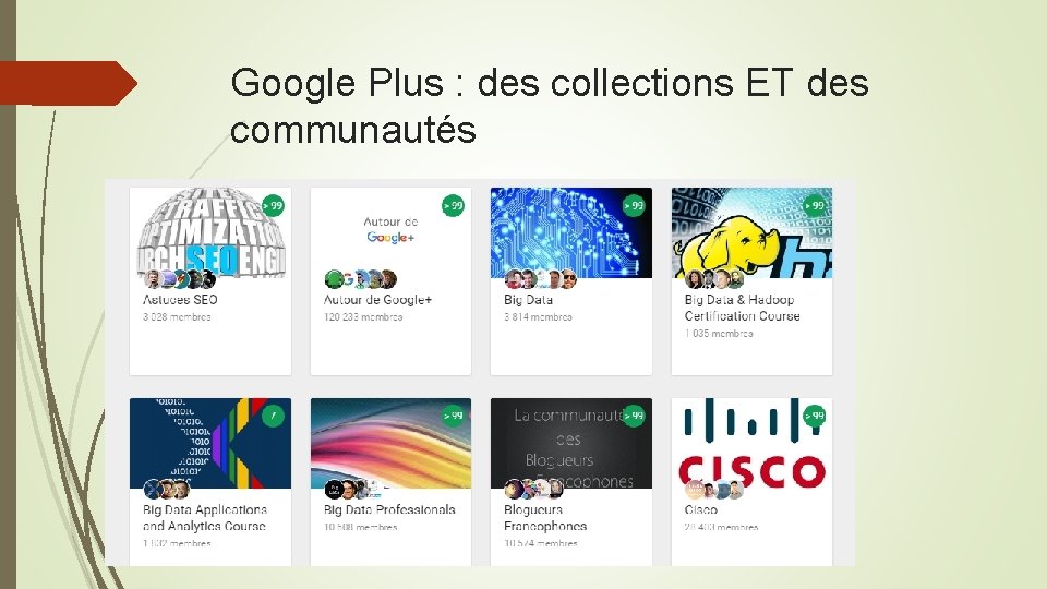 Google Plus : des collections ET des communautés 