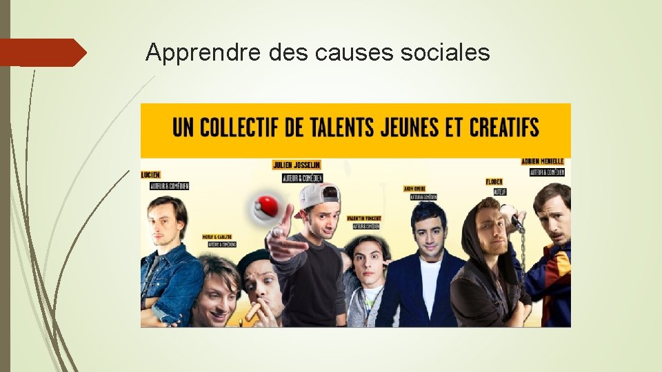 Apprendre des causes sociales 