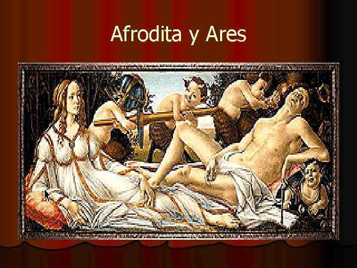 Afrodita y Ares 