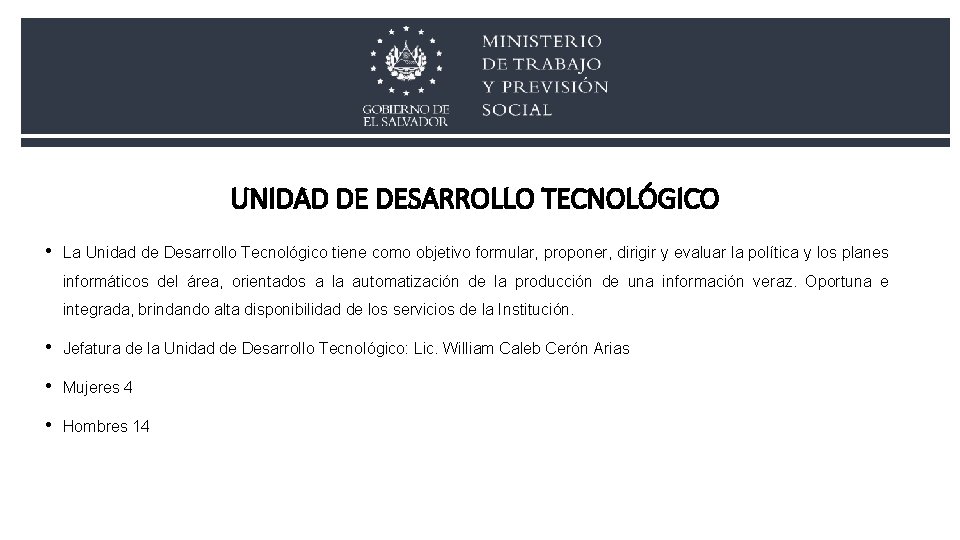 UNIDAD DE DESARROLLO TECNOLÓGICO • La Unidad de Desarrollo Tecnológico tiene como objetivo formular, UNIDAD DE DESARROLLO TECNOLÓGICO • La Unidad de Desarrollo Tecnológico tiene como objetivo formular,