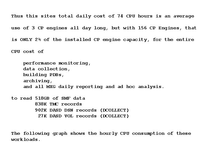 Thus this sites total daily cost of 74 CPU hours is an average use