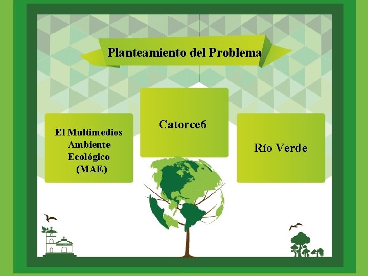 Planteamiento del Problema El Multimedios Ambiente Ecológico (MAE) Catorce 6 Río Verde 