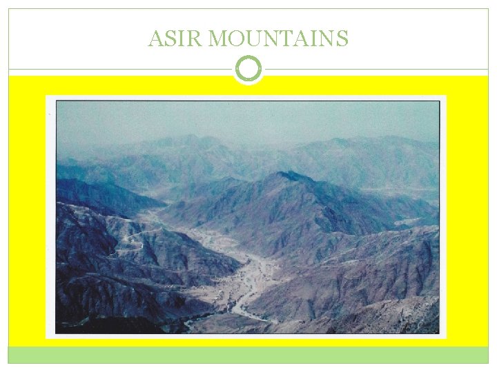 ASIR MOUNTAINS 
