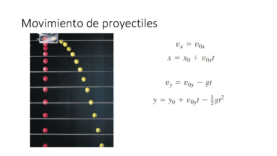 Movimiento de proyectiles 