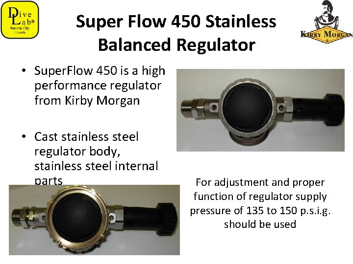 Super Flow 450 Stainless Balanced Regulator • Super. Flow 450 is a high performance