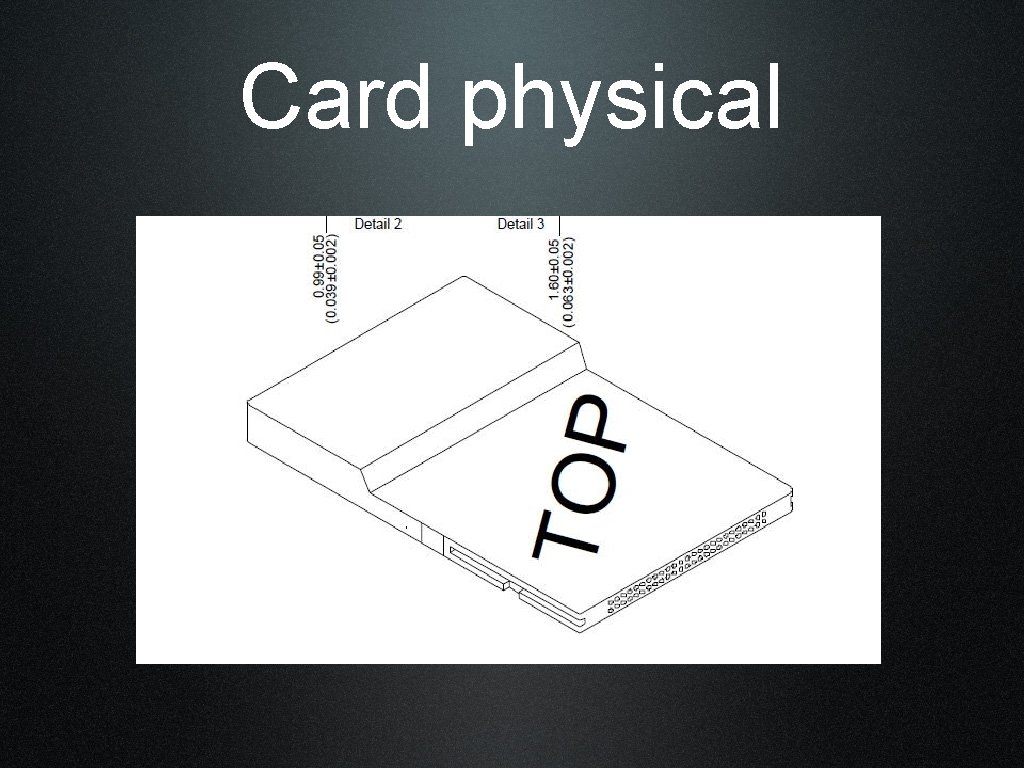 Card physical 