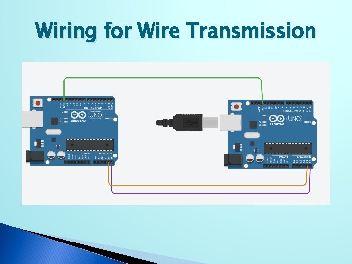 Wiring for Wire Transmission 