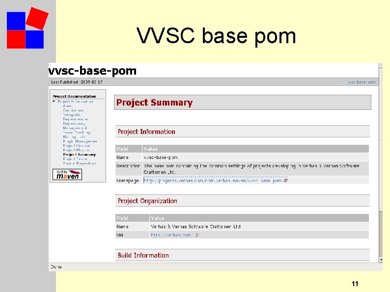 VVSC base pom 11 