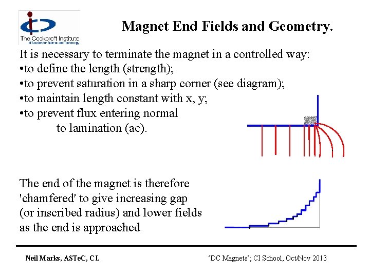 Magnet End Fields and Geometry. It is necessary to terminate the magnet in a