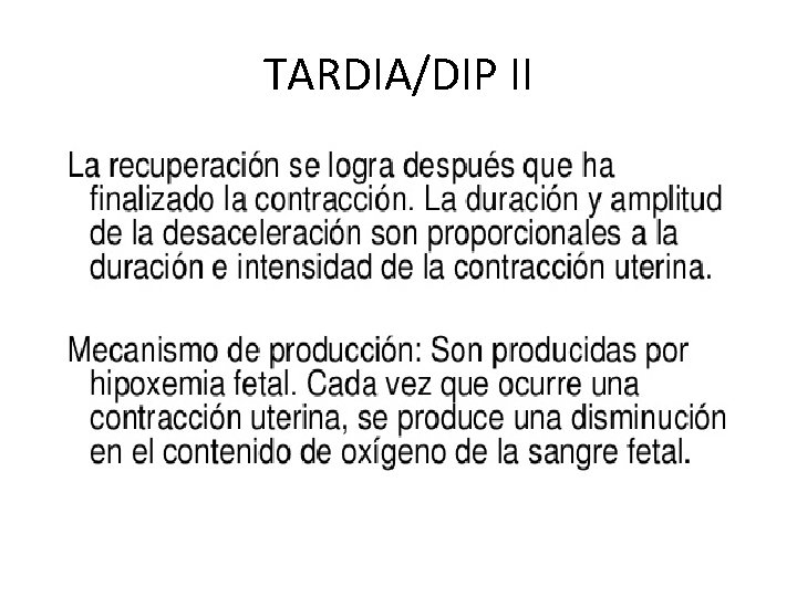 TARDIA/DIP II 