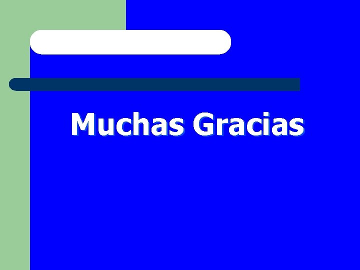 Muchas Gracias 