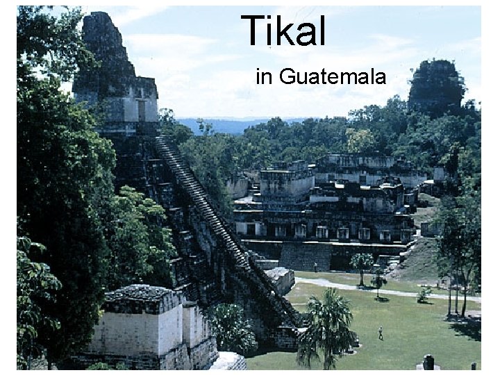 Tikal in Guatemala 