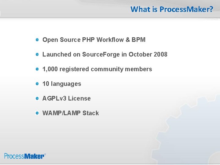 What is Process. Maker? Open Source PHP Workflow & BPM Launched on Source. Forge