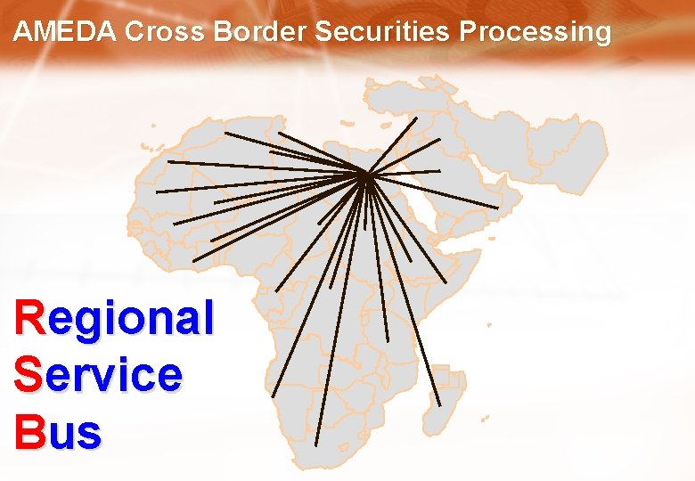 AMEDA Cross Border Securities Processing Regional Service Bus 