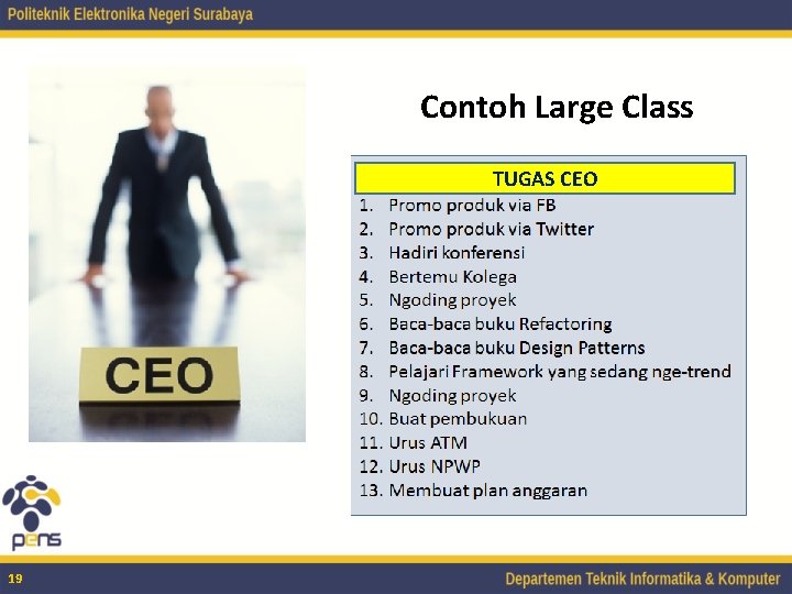 Contoh Large Class TUGAS CEO 19 