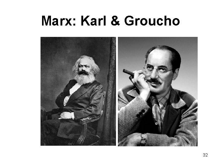 Marx: Karl & Groucho 32 