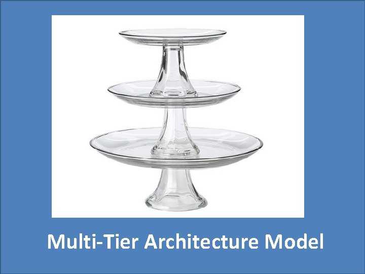 Multi-Tier Architecture Model 