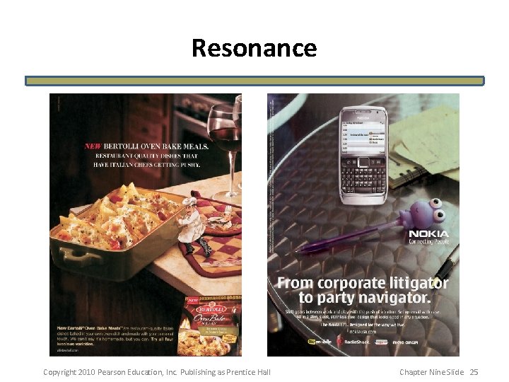 Resonance Copyright 2010 Pearson Education, Inc. Publishing as Prentice Hall Chapter Nine Slide 25
