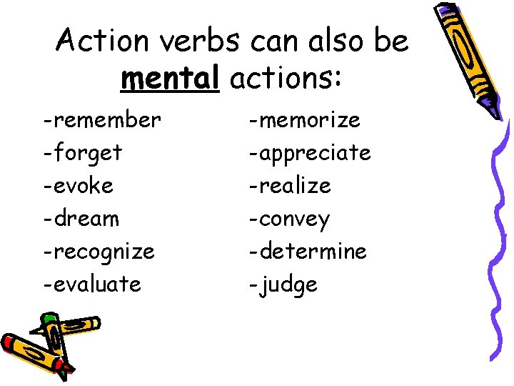 Action Verbs Table of Contents 16 42 Action