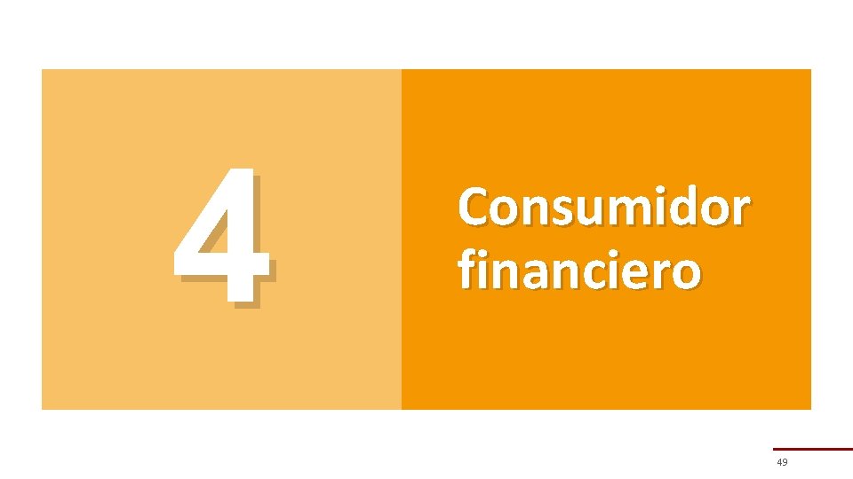4 Consumidor financiero 49 