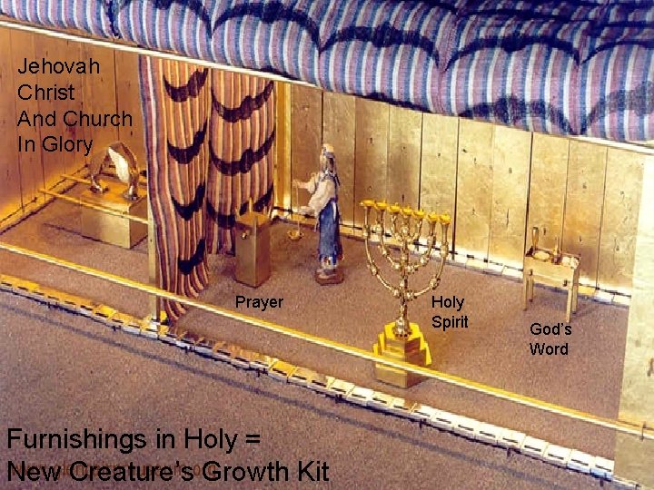 Jehovah Christ And Church In Glory Prayer Furnishings in Holy = New Creature’s Growth