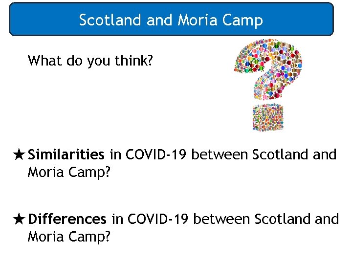 Scotland Moria Camp What do you think? ★Similarities in COVID-19 between Scotland Moria Camp?