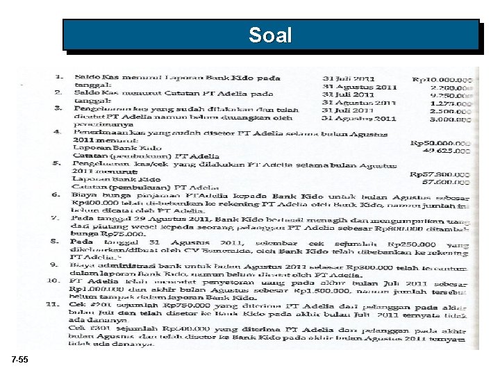 Soal 7 -55 