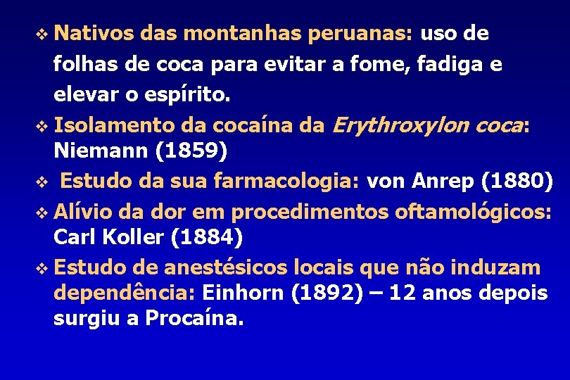 v Nativos das montanhas peruanas: uso de folhas de coca para evitar a fome,