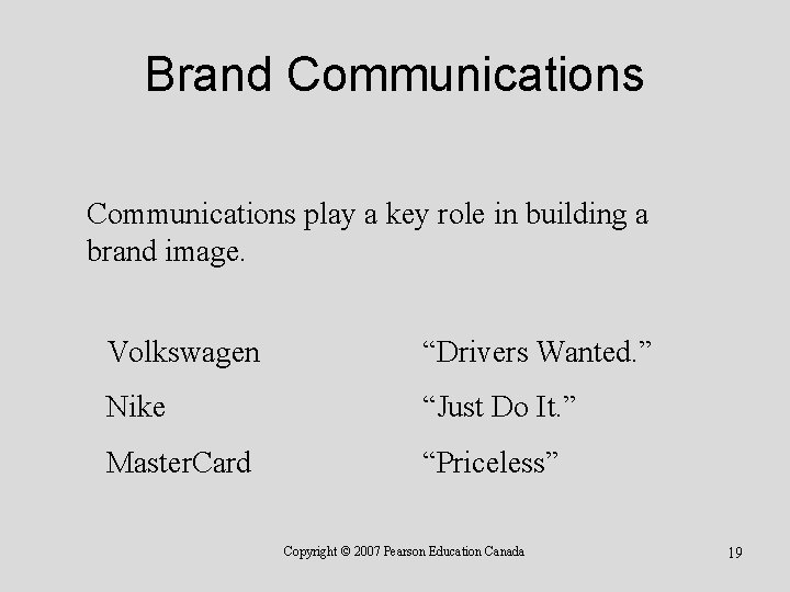 Brand Communications play a key role in building a brand image. Volkswagen “Drivers Wanted.