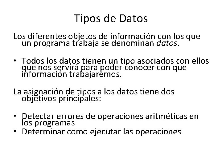 Conceptos Bsicos Programacin I Plan 1999 Algoritmos y