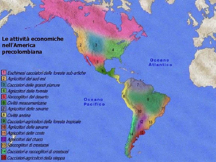 Le attività economiche nell’America precolombiana 
