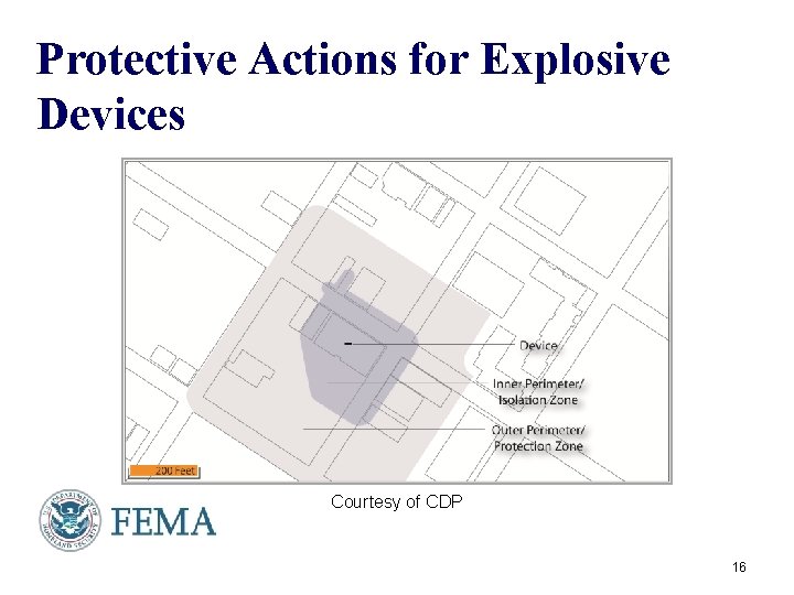 Protective Actions for Explosive Devices Courtesy of CDP 16 